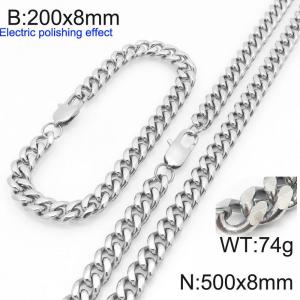 SS Jewelry Set(Most Men) - KS228471-Z