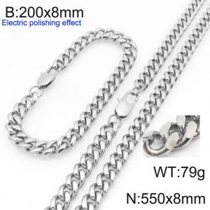 SS Jewelry Set(Most Men) - KS228472-Z