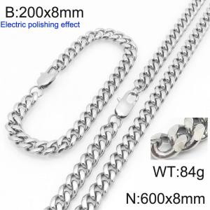 SS Jewelry Set(Most Men) - KS228473-Z