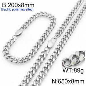 SS Jewelry Set(Most Men) - KS228474-Z