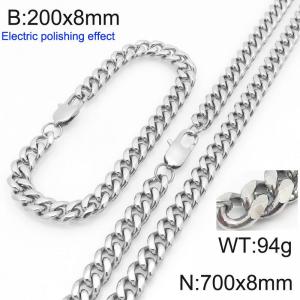 SS Jewelry Set(Most Men) - KS228475-Z