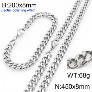 SS Jewelry Set(Most Men) - KS228476-Z