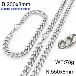 SS Jewelry Set(Most Men) - KS228478-Z