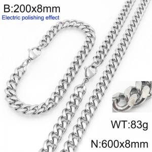SS Jewelry Set(Most Men) - KS228479-Z