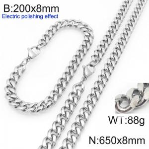 SS Jewelry Set(Most Men) - KS228480-Z