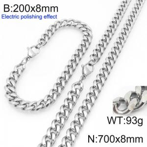 SS Jewelry Set(Most Men) - KS228481-Z