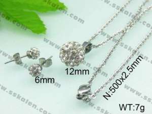 SS Jewelry Set - KS22947-Z