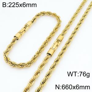 SS Jewelry Set(Most Men) - KS229647-KFC