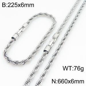 SS Jewelry Set(Most Men) - KS229648-KFC