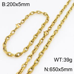 SS Jewelry Set(Most Men) - KS230164-Z