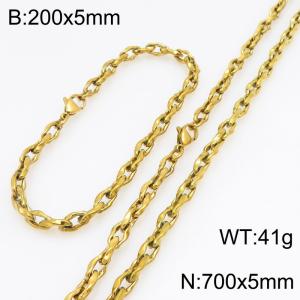 SS Jewelry Set(Most Men) - KS230165-Z