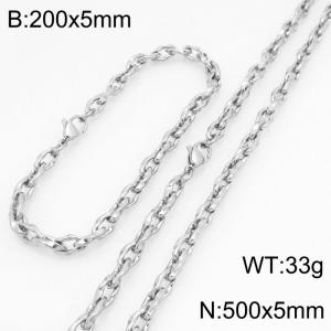 SS Jewelry Set(Most Men) - KS230167-Z