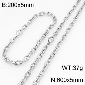 SS Jewelry Set(Most Men) - KS230169-Z