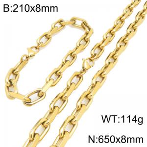 SS Jewelry Set(Most Men) - KS231097-Z