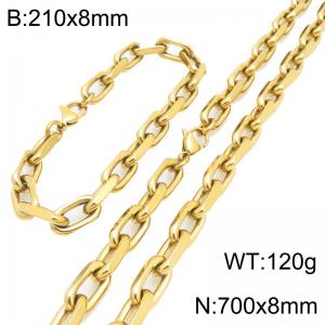 SS Jewelry Set(Most Men) - KS231098-Z