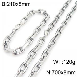 SS Jewelry Set(Most Men) - KS231105-Z