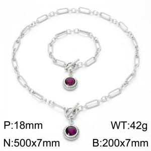 SS Jewelry Set(Most Women) - KS231533-Z