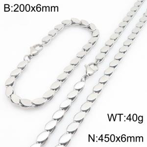 SS Jewelry Set(Most Men) - KS231799-Z