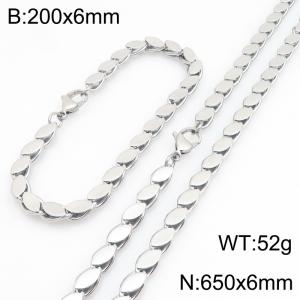 SS Jewelry Set(Most Men) - KS231803-Z