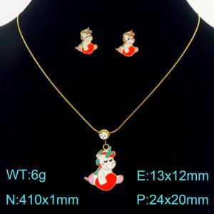 SS Jewelry Set(Most Women) - KS232439-SS