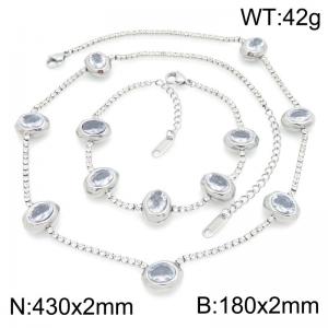 SS Jewelry Set(Most Women) - KS232510-HR