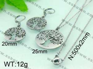 SS Jewelry Set - KS28155-Z