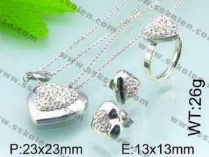 SS Jewelry Set - KS34275-Z