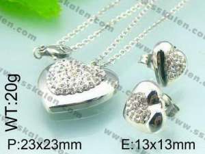 SS Jewelry Set - KS34276-Z