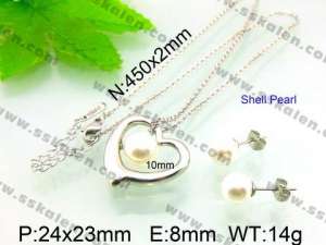 SS Jewelry Set - KS37308-Z