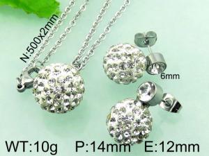 SS Jewelry Set - KS41218-Z