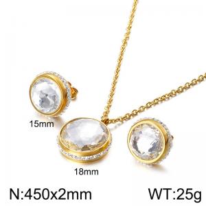 SS Jewelry Set - KS42055-Z