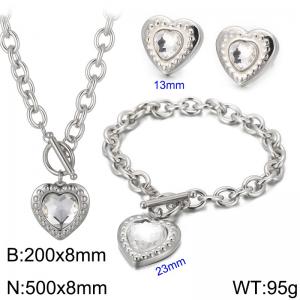 SS Jewelry Set(Most Women) - KS52491-Z