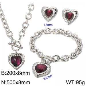 SS Jewelry Set(Most Women) - KS52492-Z