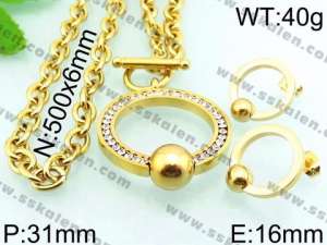 SS Jewelry Set(Most Women) - KS59883-Z