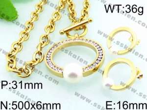 SS Jewelry Set(Most Women) - KS59884-Z