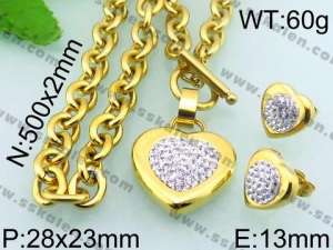 SS Jewelry Set(Most Women) - KS63221-Z