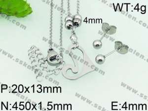 SS Jewelry Set(Most Women) - KS72323-Z