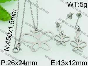 SS Jewelry Set(Most Women) - KS72400-Z