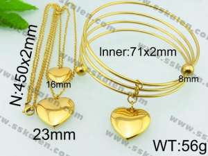 SS Jewelry Set(Most Women) - KS72813-Z