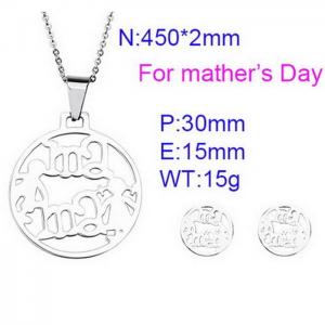 SS Jewelry Set(Most Women)（ Mother's Day） - KS78774-K