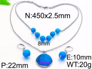 SS Jewelry Set(Most Women) - KS84483-Z