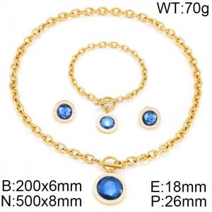 SS Jewelry Set(Most Women) - KS87522-Z