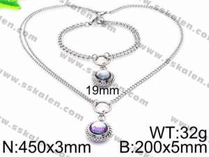 SS Jewelry Set(Most Women) - KS87745-Z