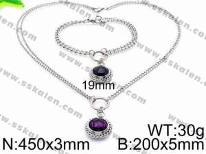 SS Jewelry Set(Most Women) - KS87746-Z