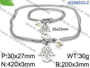 SS Jewelry Set(Most Women) - KS96533-Z