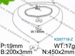 SS Jewelry Set(Most Women) - KS97718-Z-