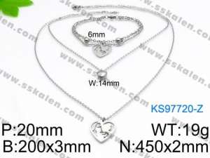 SS Jewelry Set(Most Women) - KS97720-Z