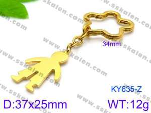 Stainless Steel Keychain - KY635-Z