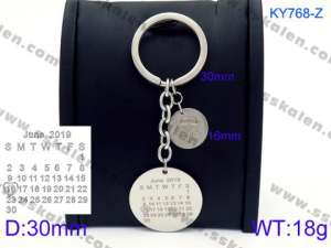 Stainless Steel Keychain - KY768-Z