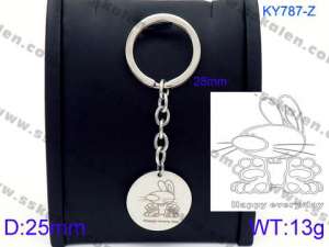 Stainless Steel Keychain - KY787-Z